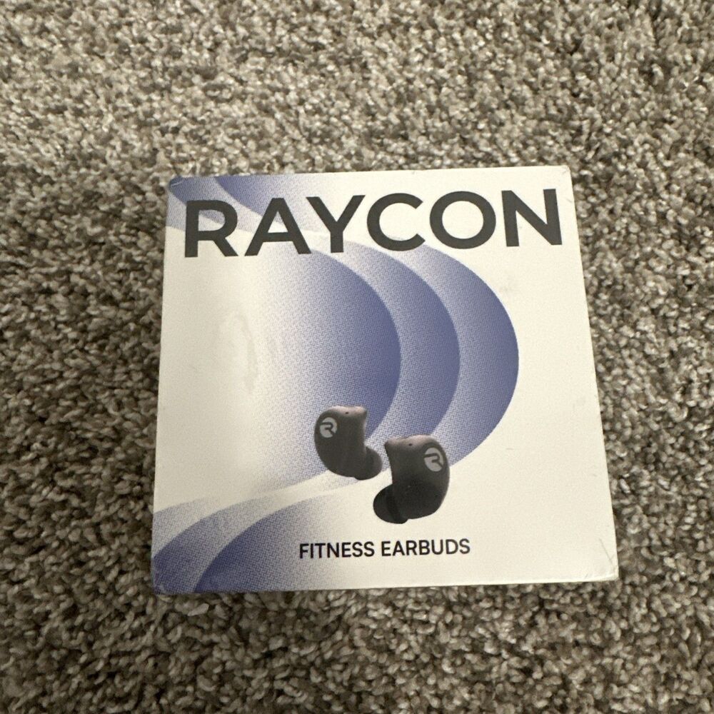 Raycon The Fitness Earbuds Bluetooth Waterproof RBE745 Black - NEW SEALED